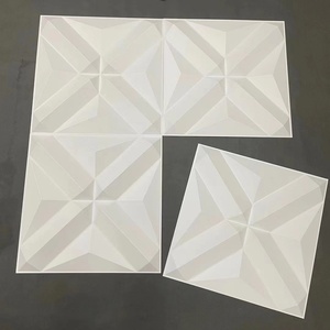 Thời trang 3D PVC tấm Tường chống thấm nước chống cháy thiết kế hiện đại hộ gia đình & Thương mại sử dụng dây chuyền sản xuất - Product Image 6