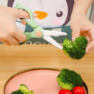 Forbici per Alimenti per Bambini Personalizzate con LOGO, Lussuose Forbici in Ceramica Portatili per Cucina con Custodia - Product Image 6