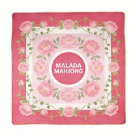 Tapis de mahjong personnalisable avec un magnifique motif irisé, impression CMYK, tapis en néoprène imperméable, tapis antidérapant