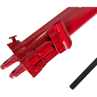Cric pneumatique en acier de 2 à 3 tonnes à long ram pour nacelle élévatrice, palan de levage de moteur, grue d'atelier, cric de levage