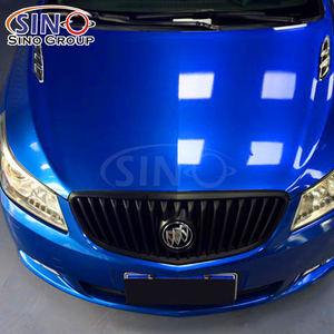 CG-01 Chrome bóng vàng xe bọc vinyl Giao hàng nhanh chóng sáng gói siêu phát hành không khí thu hồi lá Tự Chữa Bệnh PVC cơ thể - Product Image 6