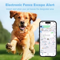 Collier de suivi GPS pour animaux de compagnie 4G, positionnement précis, étanche IP67, longue durée de vie de la batterie, sans frais d'abonnement, personnalisation disponible