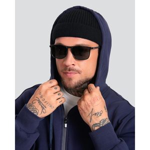 Gorro de Pescador Corto Personalizado, Gorro de Lana para Invierno, Gorra Trucker Tejida Cálida, Unisex, Transpirable, Sin Costuras - Product Image 1