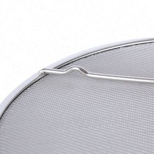 <b>Mesh</b> Splatter Guard for Frying Pan Hot Oil Splash Protection Skin Burns Shield Grease Splatter Screen Steel Oil Splash Guard - Product Image 6