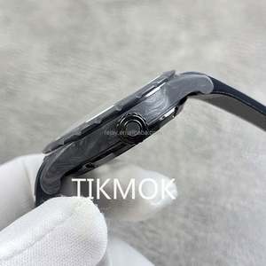 Reloj Royal AOK Skeleton con movimiento mecánico automático, original, en oro rosa, para hombre, de buceo. - Product Image 4