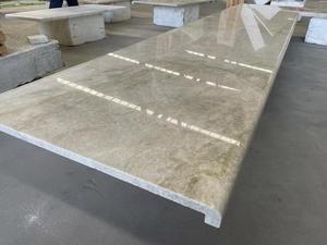 Đá thạch anh tự nhiên Brazil Taj Mahal đánh bóng, tấm lớn, màu xám nhạt, dùng làm gạch ốp tường, lát sàn, mặt bàn trang điểm, trang trí nhà ở, khách sạn. - Product Image 6