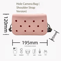 Sac à main tendance en EVA mini bandoulière pour femmes, sport de plein air, voyage, imperméable, léger, sac à bandoulière avec trous perforés