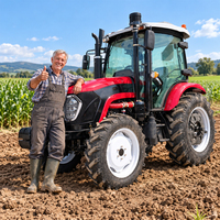 Tracteurs agricoles miniatures 4x4 4WD 50hp 60hp 70hp 80hp 100hp 120hp 140hp, machines agricoles, tracteurs pas chers à vendre