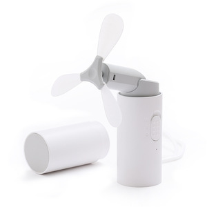 Quạt mini cầm tay cầm tay có thể sạc lại 3000mAh chạy 22 + giờ Thời gian chạy quạt nhỏ cầm tay có thể gập lại Túi Quà Tặng Quạt cá nhân - Product Image 2