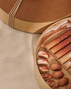 Làm bằng tay da ramadan Hộp Quà Tặng rỗng thực phẩm sô cô la kẹo bao bì hộp hiển thị vòng hai lớp thanh sô cô la lưu trữ hộp - Product Image 5