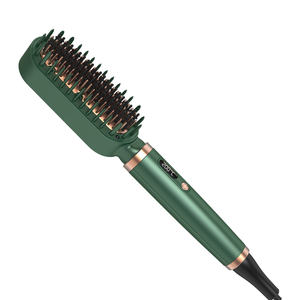 Ready Ship Portable Multi-Functional <span class=keywords><strong>Brosse</strong></span> <span class=keywords><strong>À</strong></span> <span class=keywords><strong>Cheveux</strong></span> <span class=keywords><strong>Électrique</strong></span> Lisseur Lissage Sèche Alliage Peigne Anti-Brûlure Conception En Aluminium - Product Image 1