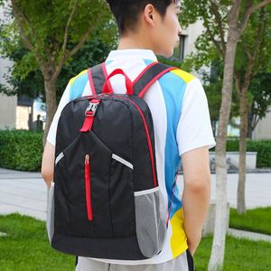 Sac à dos léger imperméable en gros, faible MOQ, logo personnalisé, sacs à dos pliables pour la promotion - Product Image 3