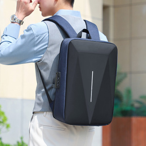 Sac à dos d'affaires antivol personnalisé transfrontalier de 15,6 pouces pour hommes, grande capacité, design décontracté et léger, imperméable, sac à dos en EVA - Product Image 3