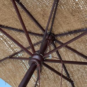 PARAGUAS DE FIBRA DE COCO NATURAL/TEJIDO A MANO/DURADERO/ - Product Image 1