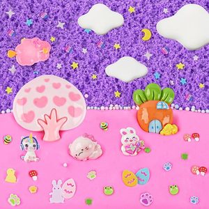 Kit de slime Glow Fantasy pour enfants, ensemble de slime gelée <span class=keywords><strong>nuage</strong></span> de beurre, cadeaux de fête, OEM ODM, vente en gros personnalisée, fournisseur de jouets sensoriels, coffret cadeau - Product Image 4