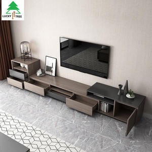 Meuble TV rétractable de grande taille pour salon, <span class=keywords><strong>table</strong></span> à thé multifonctionnelle, style nordique, meuble TV - Product Image 2