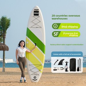 Planches de surf en PVC en gros, planches flottantes professionnelles pour la pêche en extérieur, planches à pagaie gonflables pour adultes, SUP, leurre électrique gonflable - Product Image 1