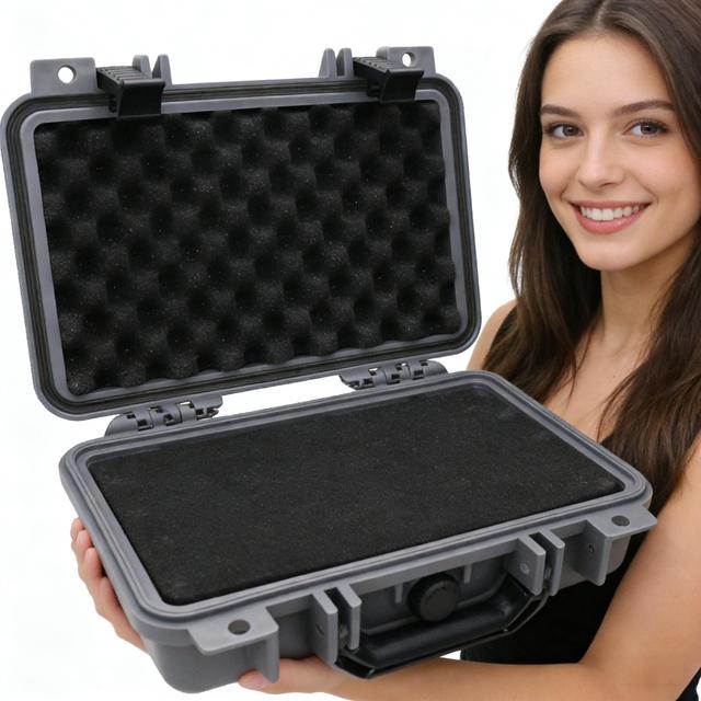 291*212*96mm Small Waterproof Hard Case with DIY Customized Foam Insert for Camera,watches with Cheapest Price Hot Selling