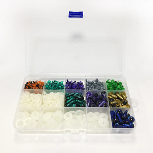 330 pezzo 6mm 10mm Lavatrici per occhi di sicurezza durevole per Amigurumi Doll uncinetto colorato glitterato in plastica accessorio per cucire artigianato orsacchiotto - Product Image 1