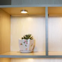 Boyid vente en gros, 2.5W, 12V, Led sous-meuble de vitrine, lumière LED montée en surface, meuble LED, lumière ronde