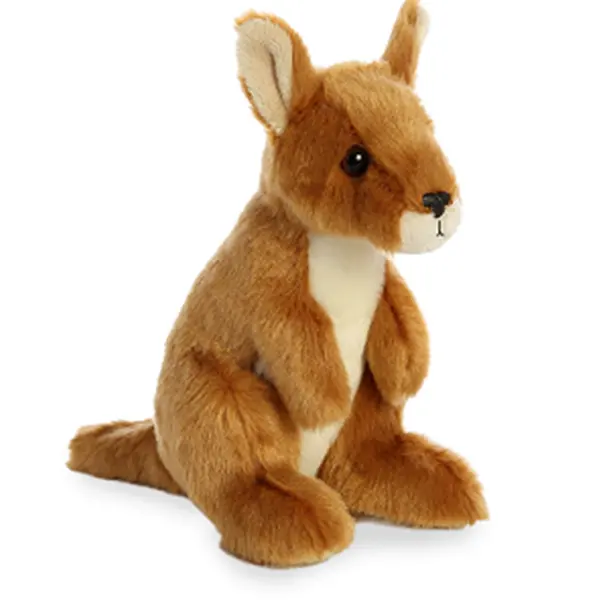 Плюшевый кенгуру с напечатанным логотипом на заказ, милая плюшевая игрушка-кенгуру