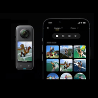 Insta360 X3 Caméra de sport d'action vidéo étanche Insta 360 Dash 4K HD pour moto