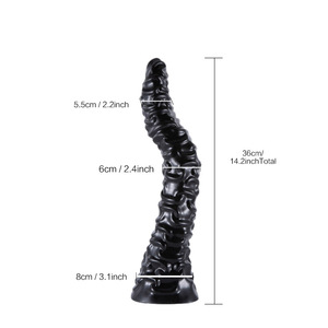 Máquina Sexual Femenina Unicorn Kikuchi, Dildo Realista, Nuevo Modelo de Exportación Grande en Color Negro, Masturbador, Juguete para Adultos - Product Image 5