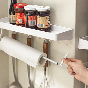Estante <span class=keywords><strong>de</strong></span> Plástico para Montar en la Pared, Sin Necesidad <span class=keywords><strong>de</strong></span> Taladrar, Organizador para Baño y Cocina, Barra para Toallas, Ganchos para Artículos <span class=keywords><strong>de</strong></span> Aseo, Utensilios, Almacenamiento <span class=keywords><strong>de</strong></span> Gran Capacidad - Product Image 3