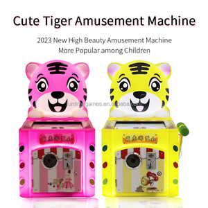 Tiger Whack a Mole Arcade 2 jugadores familia interior tablero de juego para niños máquina que funciona con monedas para niños - Product Image 5