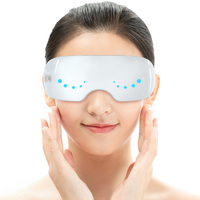 Masajeador de Ojos con Vapor Nano 2026, Máscara de Ojos de Silicona de Grado Alimenticio, Compresa Caliente, Dispositivo de Cuidado Ocular con Vibración para Aliviar la Fatiga Ocular