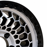 Jantes en alliage d'aluminium AL 17 pouces Flow Form pour tout-terrain 6x139.7 6*114.3 noires pour Bronco Wrangler Raptor Land Cruiser