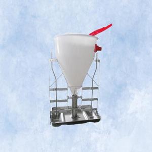 Comedero Automático para Cerdos Hengyin, Húmedo y Seco, Plástico+Acero, Blanco, 50 kg, 1 Año de Garantía, Larga Duración - Product Image 1