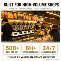 Mixeur Commercial d'Entrée de Gamme 1,8 L pour Petits Cafés, Kiosques à Jus, Food Trucks – Vente en Gros, OEM, ODM – Mixeur de Comptoir