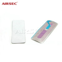Étiquette souple antivol Airsec EAS RF 4x4cm RF 8.2mhz, étiquette à code-barres, étiquette souple pour supermarché