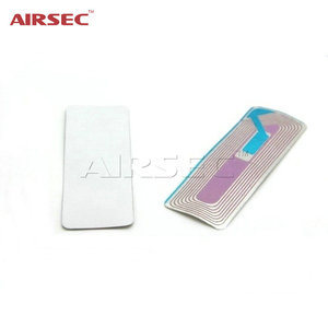 Etiqueta Suave RF <span class=keywords><strong>Airsec</strong></span> EAS de 4x4cm, 8.2mhz, Etiqueta Antirrobo con Código de Barras para Supermercado - Product Image 4