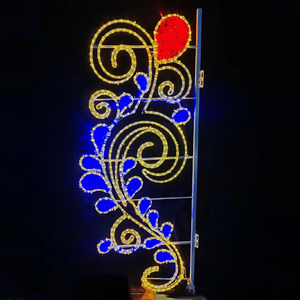 Luzes Decorativas de Motivo para Poste de Rua LED 2D Grandes à Prova d'Água para Exterior Paisagem de Natal - Product Image 2
