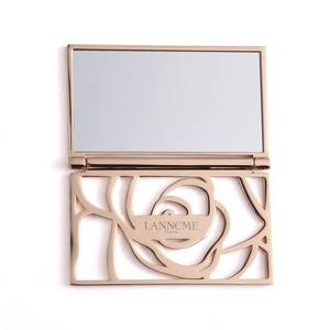 Hot Selling Unique Design Hollow Gold Custom Logo Decorative <b>Compact</b> Metal <b>Mirror</b> - Product Image 5
