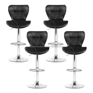 <span class=keywords><strong>Tabouret</strong></span> de bar pivotant SYT Diamond Quilt pour laboratoire de mixologie, hauteur de siège de 60 à 82 cm, tabourets de bar commerciaux pour lounge nocturne - Product Image 3