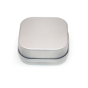 Hình chữ nhật nhỏ kim loại hộp thiếc 63-63-26mm cửa sổ <span class=keywords><strong>PVC</strong></span> Nắp hiển thị sản phẩm làm bằng tinplate - Product Image 2