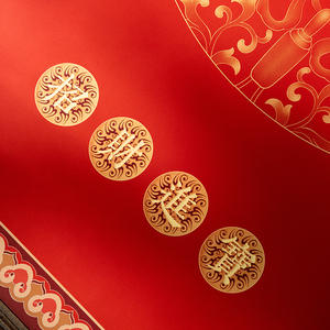 Decorazione Murale in Ottone con Calligrafia Tradizionale Cinese, Arte della Benedizione per Progetti e Inaugurazioni, Regalo Portafortuna - Product Image 5