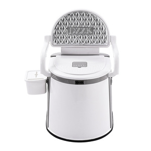 Inodoro Portátil <span class=keywords><strong>para</strong></span> Personas Mayores, <span class=keywords><strong>Silla</strong></span> de Inodoro de Plástico con Respaldo de Cuero y Reposabrazos Extraíbles, <span class=keywords><strong>Silla</strong></span> de Inodoro <span class=keywords><strong>para</strong></span> Interiores, a Prueba de Olores - Product Image 4