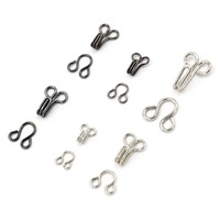 Crochets et œillets métalliques dorés pour vêtements, accessoires de couture, fermeture de soutien-gorge, 5 tailles, 7 mm, 8 mm