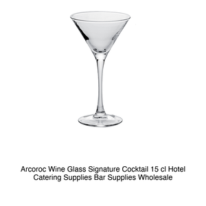Verre à cocktail Signature 15 cl H 16,5 cm Ø 9,5 cm Arcoroc - Product Image 2