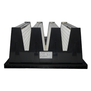 Venta al por mayor: Nuevo filtro HEPA H14 ABS Media V-bank para purificador de aire, tipo caja, con filtro de flujo de aire y filtro HEPA auténtico - Product Image 4