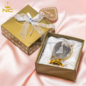 Mini Globe terre en verre de cristal, pour cadeaux de mariage, bon marché, pièces - Product Image 6