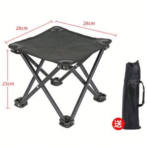 Chaise de camping pliante légère et portable en aluminium pivotante à 360 degrés pour la pêche, la plage et les activités de plein air - Product Image 1
