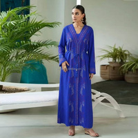Robe de soirée élégante pour femmes, grande taille, imprimé africain, ornée de dentelle, style ethnique haut de gamme, musulman, moyen-oriental, nigérian, africain