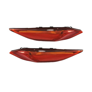 Luz Direccional Delantera para Porsche Cayenne, Roja y Amarilla, 95863107100 95863107200, Lado Izquierdo y Derecho, Repuesto Halógeno - Product Image 4