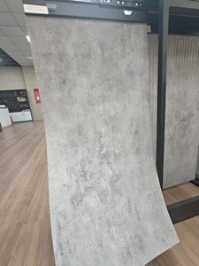 Carrelage en porcelaine flexible à texture <span class=keywords><strong>de</strong></span> grès gris <span class=keywords><strong>ciment</strong></span> moderne, pierre douce MCM pour façade industrielle et revêtement mural intérieur - Product Image 3