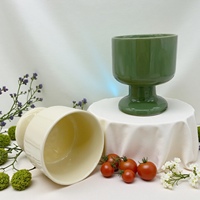 Bol à bougie en céramique de style nordique, irrégulier, blanc mat, avec forme florale, pour encens et diffuseur d'aromathérapie